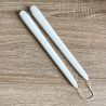 Dinner candles made of 100 % olive stearin
