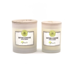 Scented Candle Saffron & Cedarwood