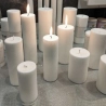 Pillars 50 mm - Handmade stearin candles from olivestearin