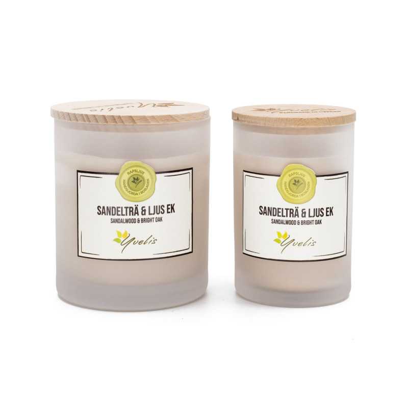 Scented candle - Sandalwood & Bright Oak