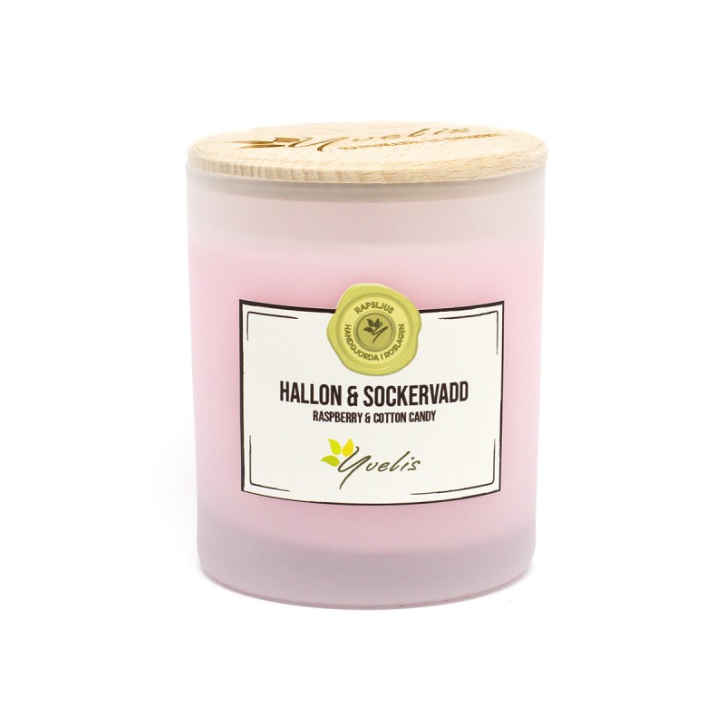 Raspberry & Cotton Candy Large Scented candle