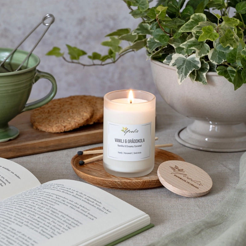 Patchouli & Cederträ - Eteriskt svenskt doftljus