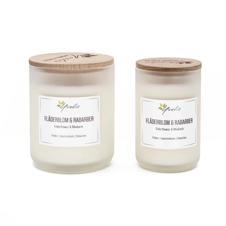 Fläderblom & Rabarber - Doftljus