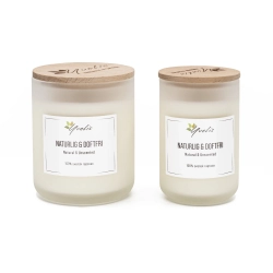 Unscented rapeseed wax candle