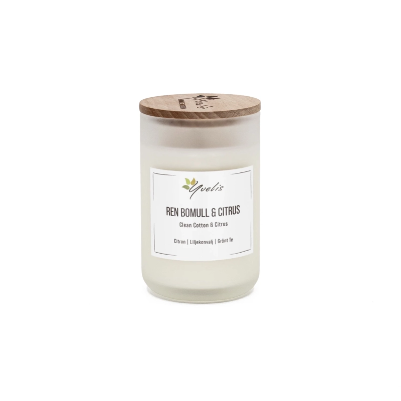 Clean Cotton & Citrus - Small Candle