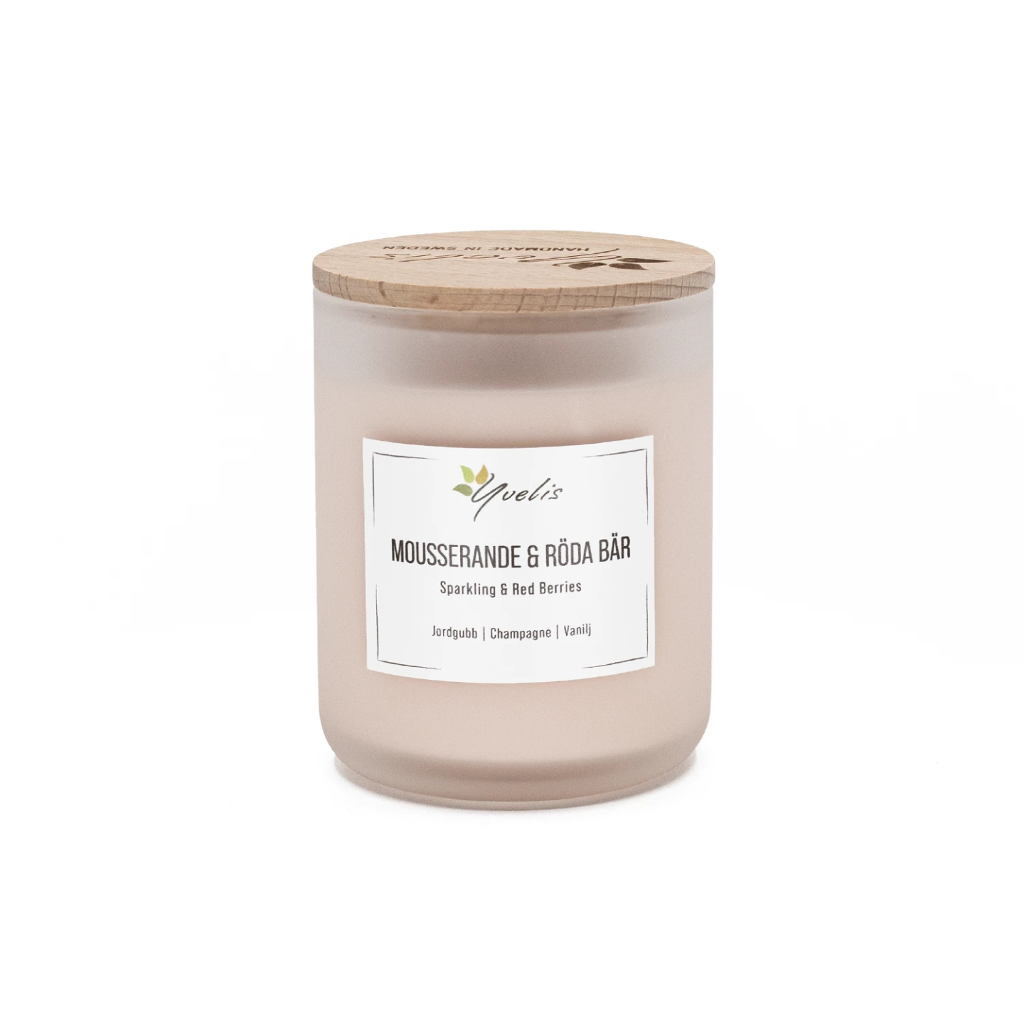 Mousserande & Röda Bär - Large candle