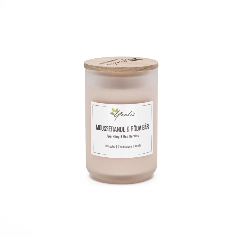 Mousserande & Röda Bär - Small candle