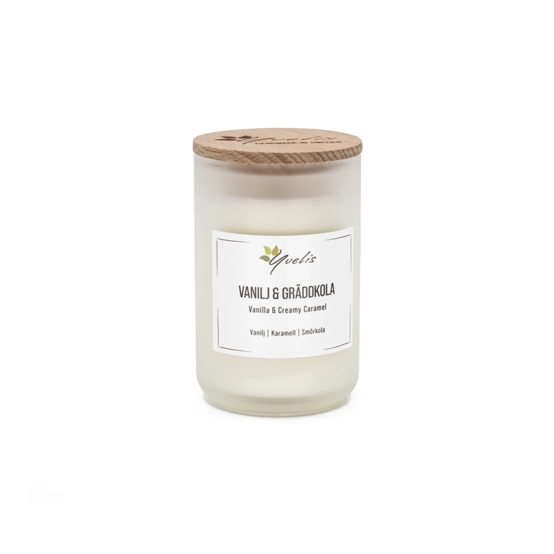 Vanilla & Creamy Caramel - Small candle