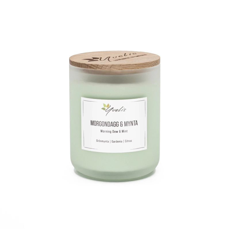 Morning Dew & Mint - Ecofriendly scented candle