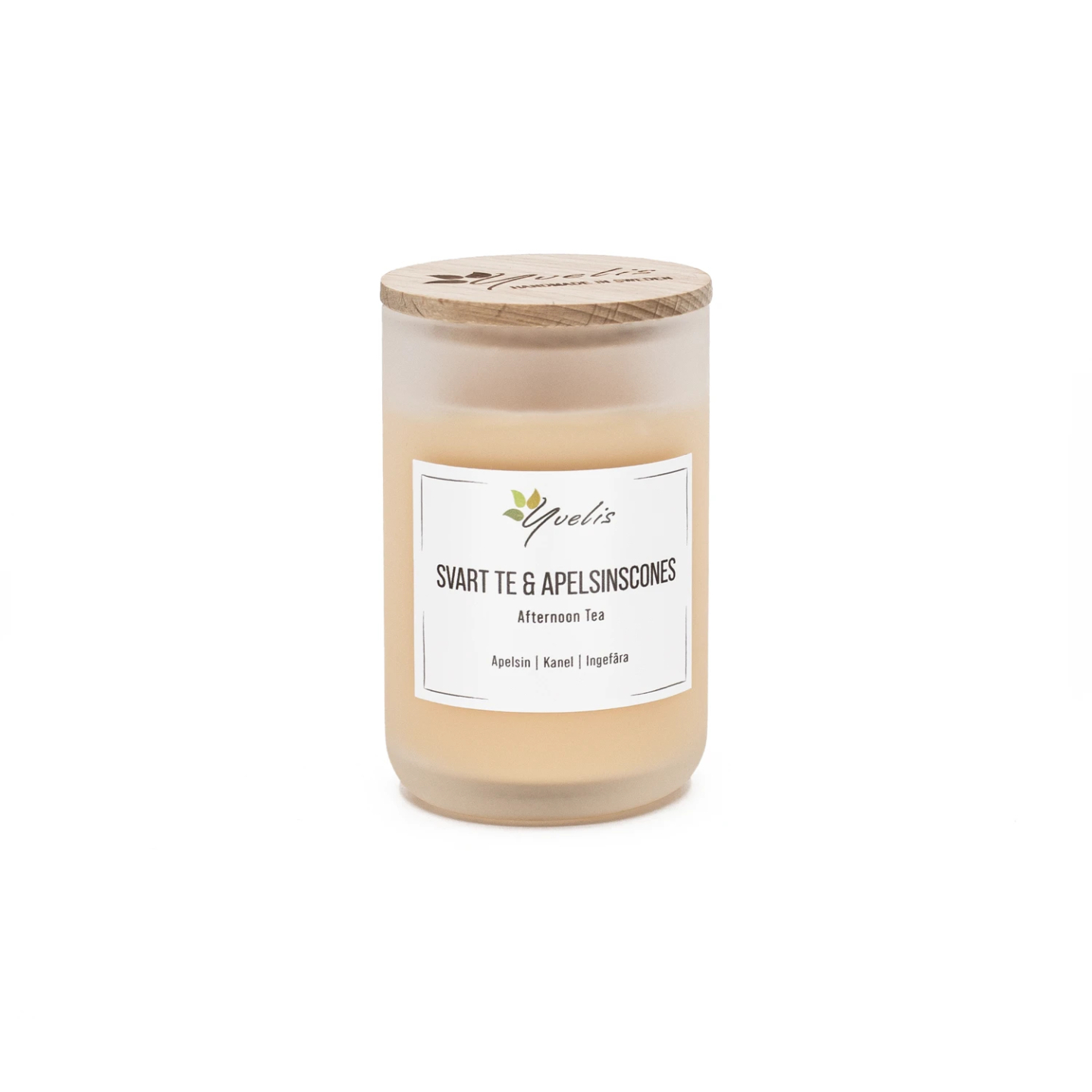 Svart Te & Apelsinscones - Litet ljus