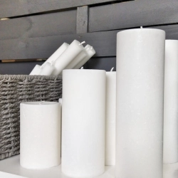 Stearin 70 mm pillars from olivstearin