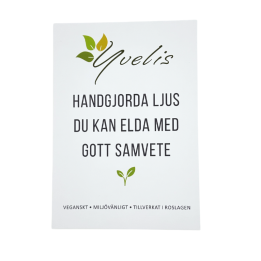 Photo on sign for Yvelis for resellers