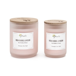 Rosa Bubbel & Rosor - Doftljus